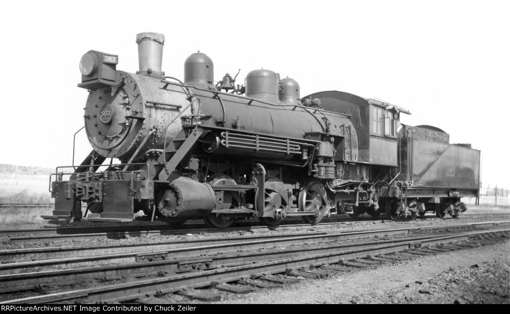 CB&Q 0-6-0 Class G-10 563